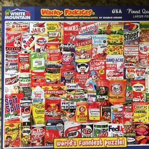 White Mountain Puzzle 1000 Wacky Packages